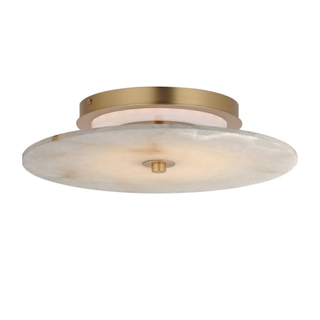 Maxim Lighting Quarry 15'' LED Wall Sconce/Flush Mount, Natural Aged Brass 18202WANAB